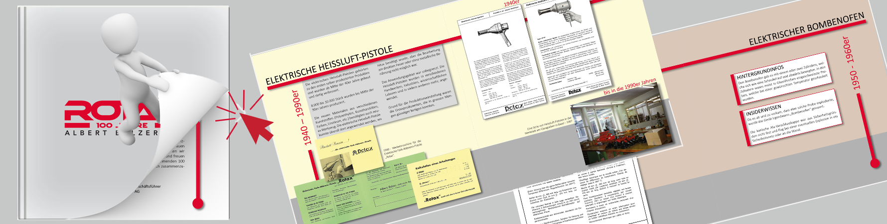 Die Erfolgsgeschichte der elektrischen Heissluft-Pistole der Albert Balzer AG